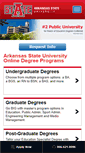 Mobile Screenshot of degree.astate.edu