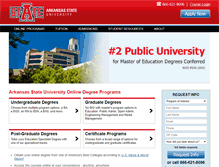 Tablet Screenshot of degree.astate.edu